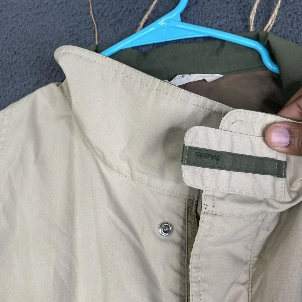 Vintage Early Winters Jacket Mens XL Khaki Gore-Tex Parka Field Coat Hiking 80s